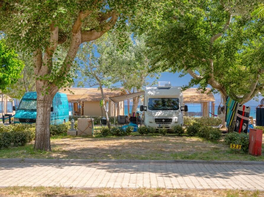 caravan pitch camping armenistis chalkidiki prices campsites greece 1