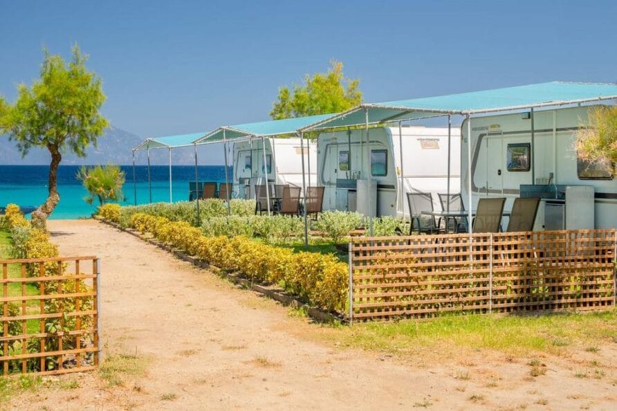Sea View caravan  Β or C Row